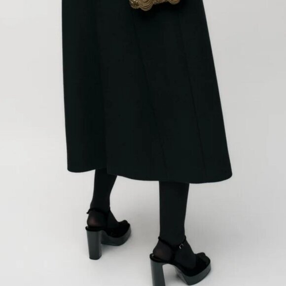 ZARA VELVET EFFECT PLATFORM SANDAL - Picture 3 of 7